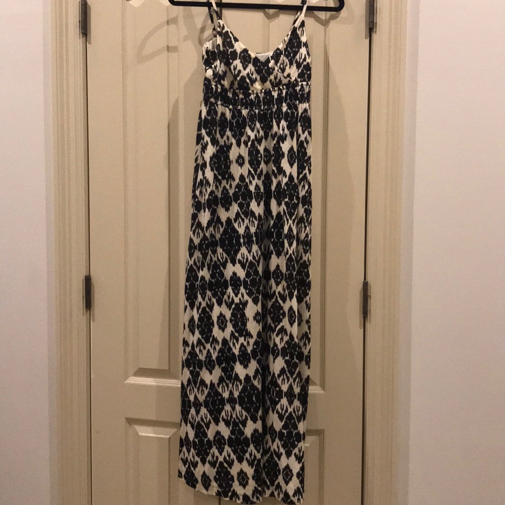 Adjustable straps maxi dress